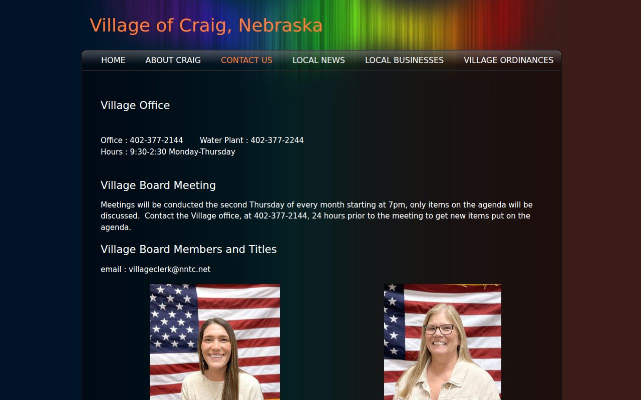Craig Burt County court docket village office administrative record source